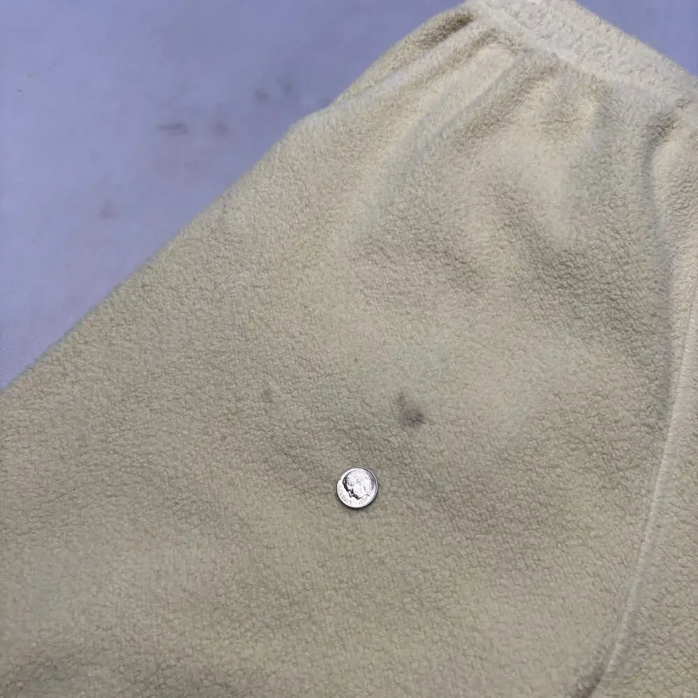 Brain Dead Reverse Fleece Sweatpants Men's Small Yellow Fleece Joggers